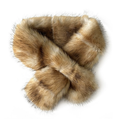 Faux Sable Fur Collar Scarf