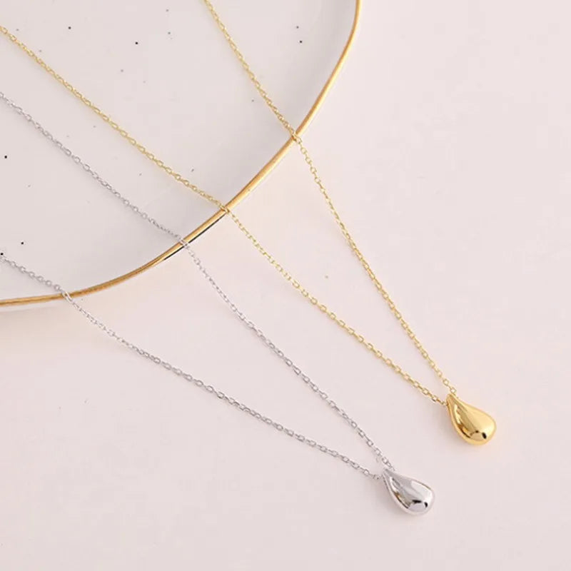 Teardrop Pendant Necklace