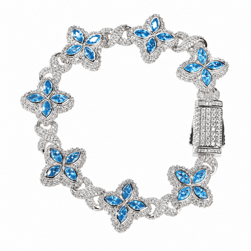 Azure Ice Flow Bracelet