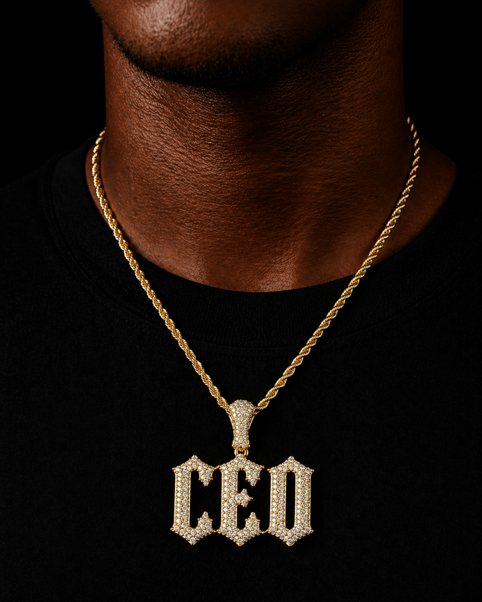 Iced Ceo Pendant Gold