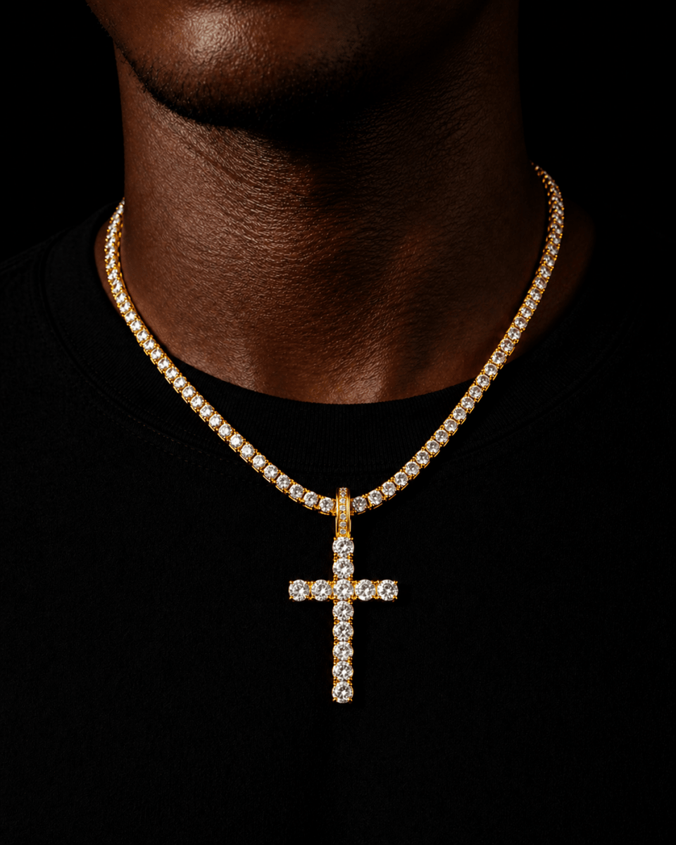 Iced Faith Name Gold