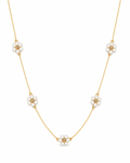 Pearl Daisy Chain Necklace - ÉCLAT MARBELLA