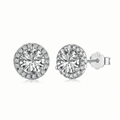 Round Halo Studs