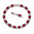 Ruby Ice Bracelet